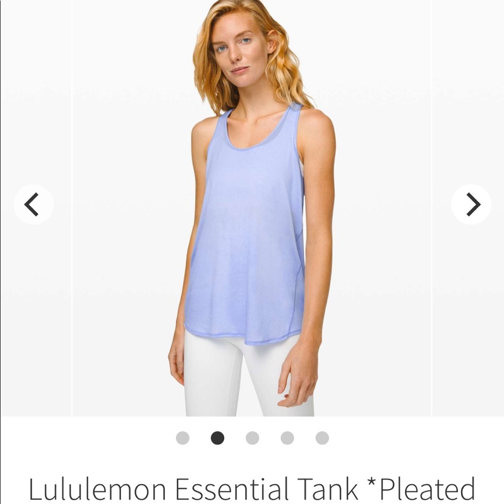 💗SOLD💗 NWT Lululemon Essential Pleated Tank 6 - Picture 3 of 12